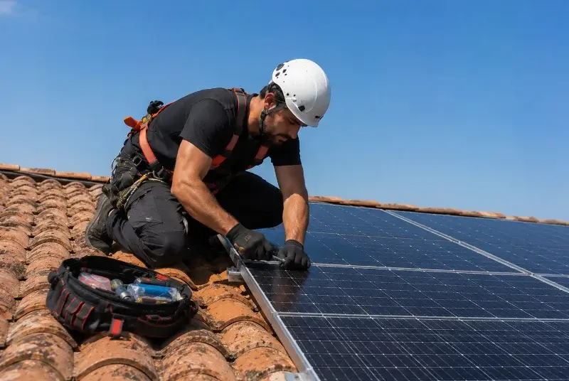 Maintenance et monitoring de panneaux solaires à Tonnay-Boutonne